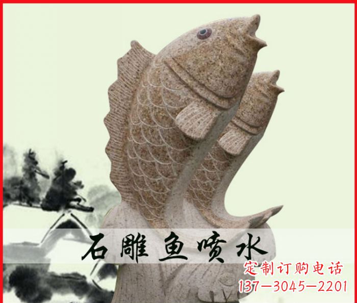 广西艺术级鲤鱼雕塑,精致装点您的喷水公园