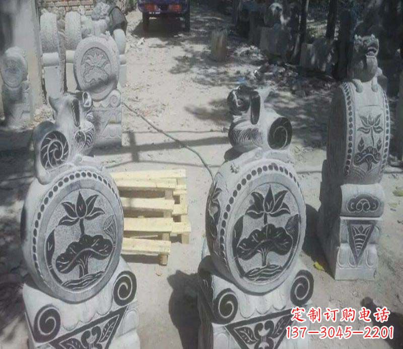 广西专业门墩雕塑制作打造精美高品质雕塑