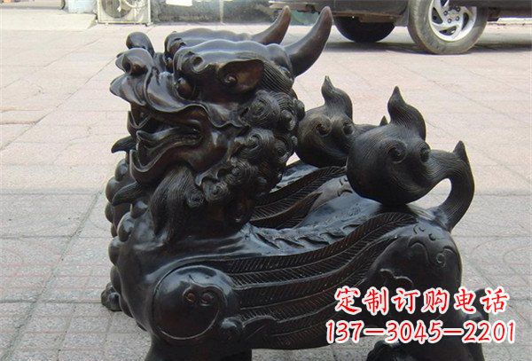 广西貔貅辟邪神兽铜雕