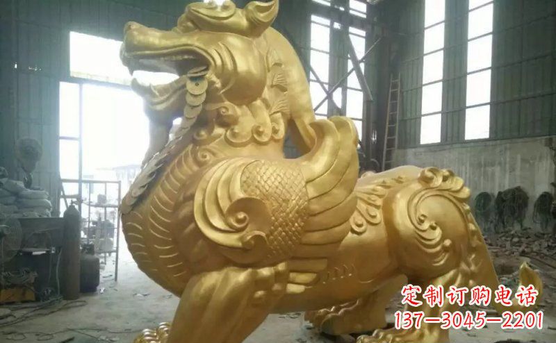 广西貔貅黄铜神兽铜雕