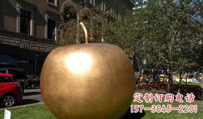 广西苹果城市景观铜雕,精致绝美!