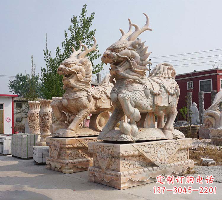 广西麒麟镇宅石雕塑,品质卓越,匠心之作