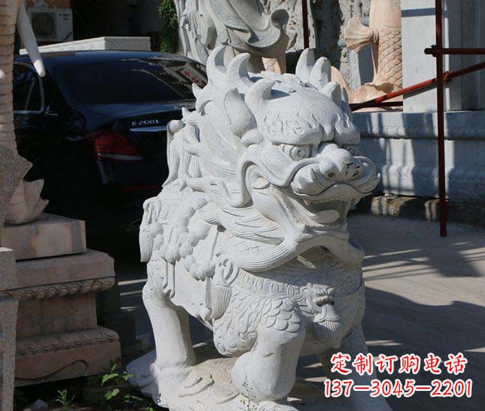 广西精致的麒麟雕塑,艺术之美绽放世间