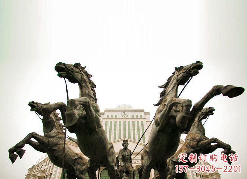 广西优雅马车雕塑,精致雕琢,点缀你的生活