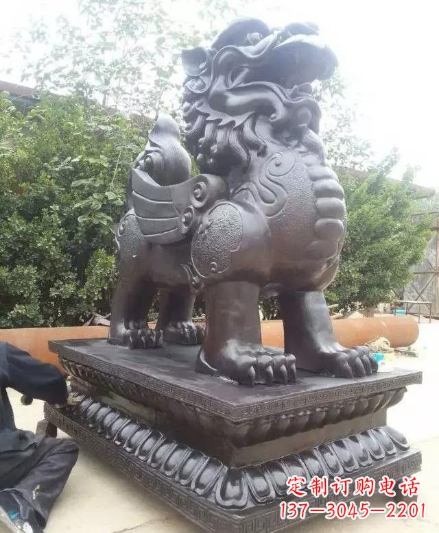 广西打造传统艺术象征——精美貔貅雕塑