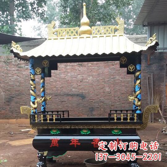 广西琴书侣文铜香炉|传承文雅风韵