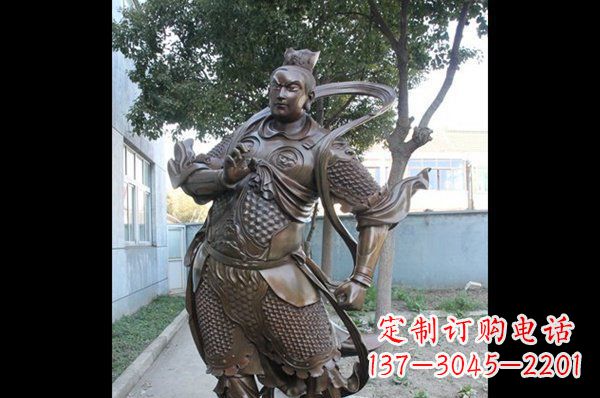 广西青龙白虎景观铜雕