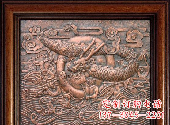 广西青龙铜浮雕