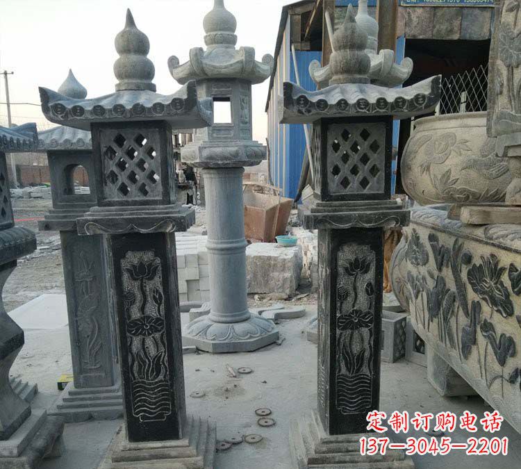 广西青石古代照明石灯