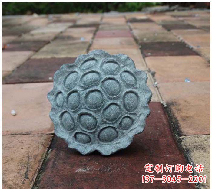 广西青石莲蓬公园景观雕塑,给城市添彩