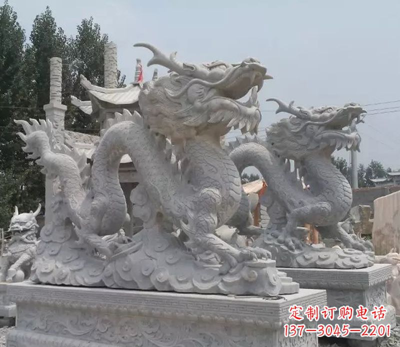 广西青石龙雕塑