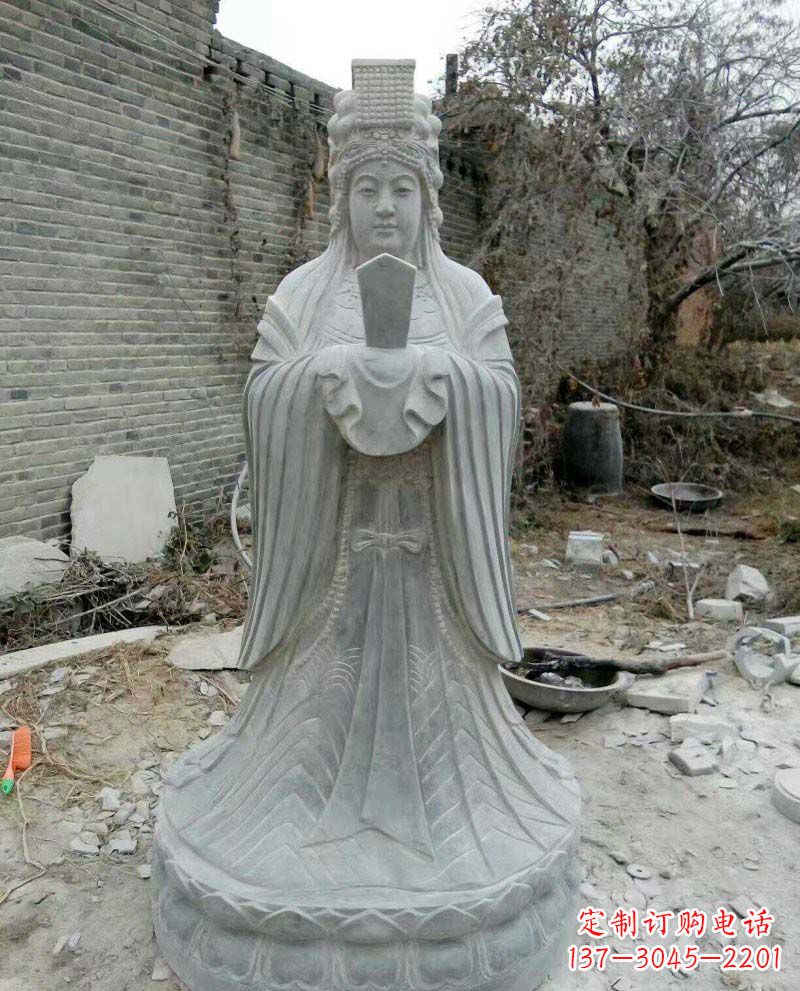 广西青石妈祖神像雕塑