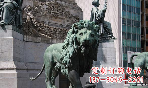 广西传承传统工艺,狮子雕塑精品上市
