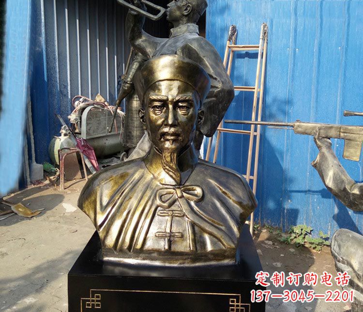 广西经典英雄,林则徐铜雕