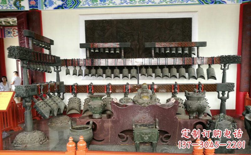 广西晴天编钟古代乐器铜雕
