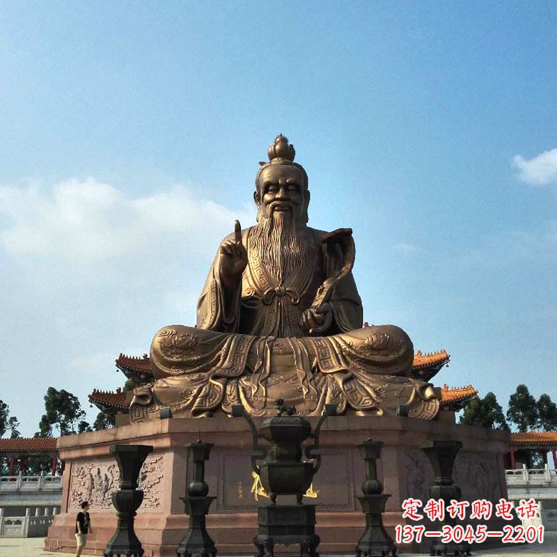 广西中领雕塑-专业定制老子雕像