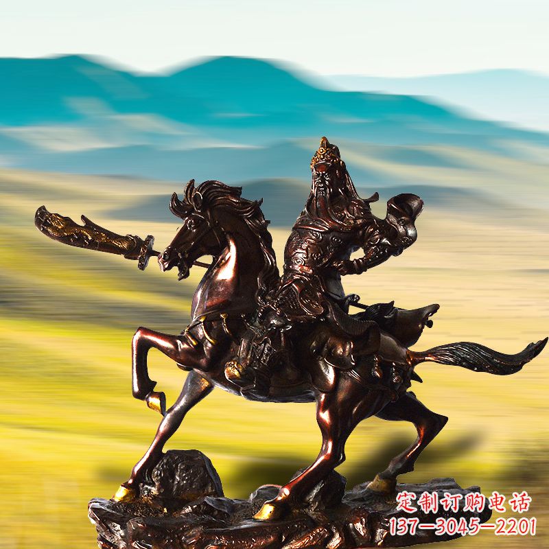 广西中领雕塑:关公铜雕,永不褪色的传奇