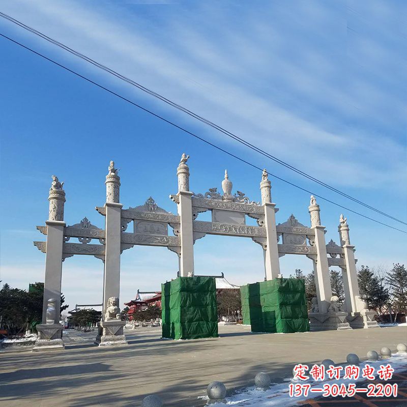 广西中领雕塑是一家致力于为客户提供精美牌坊雕…