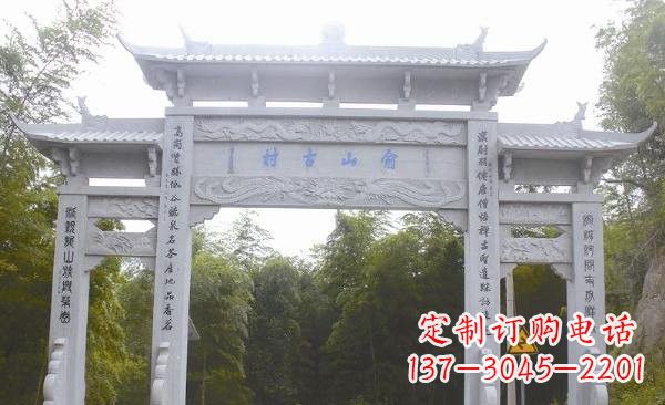 广西让精美的牌坊雕塑为您打造精美环境