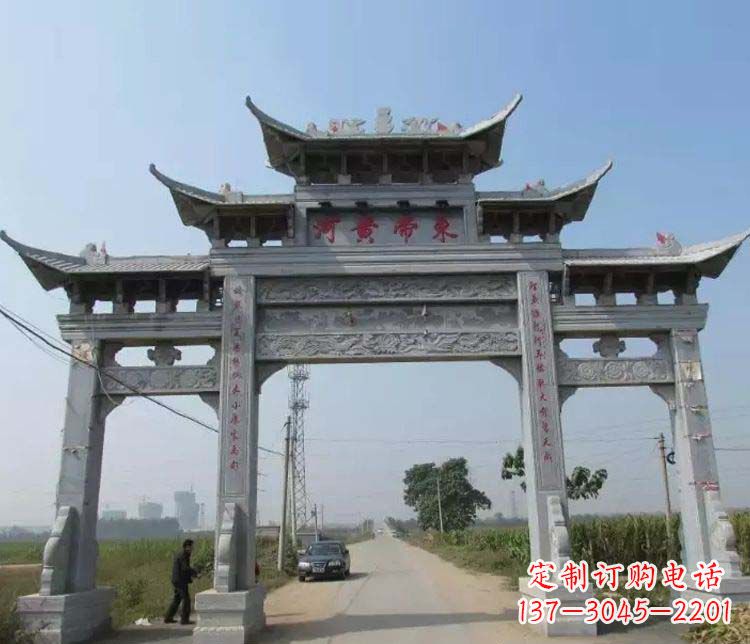 广西精品牌坊石雕,令您赞叹不已