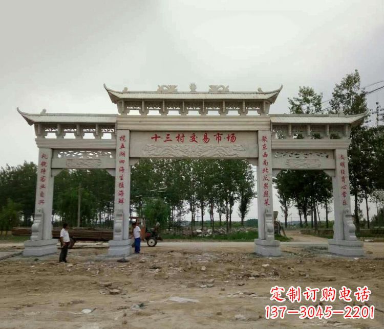 广西精美石牌坊雕塑,令你惊艳无比