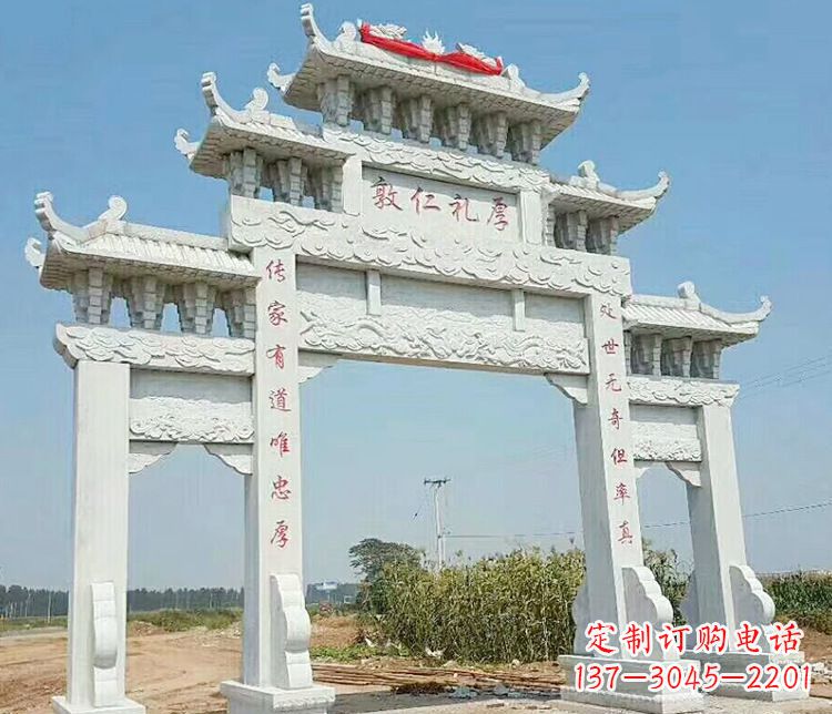 广西牌坊石雕,装点你的生活