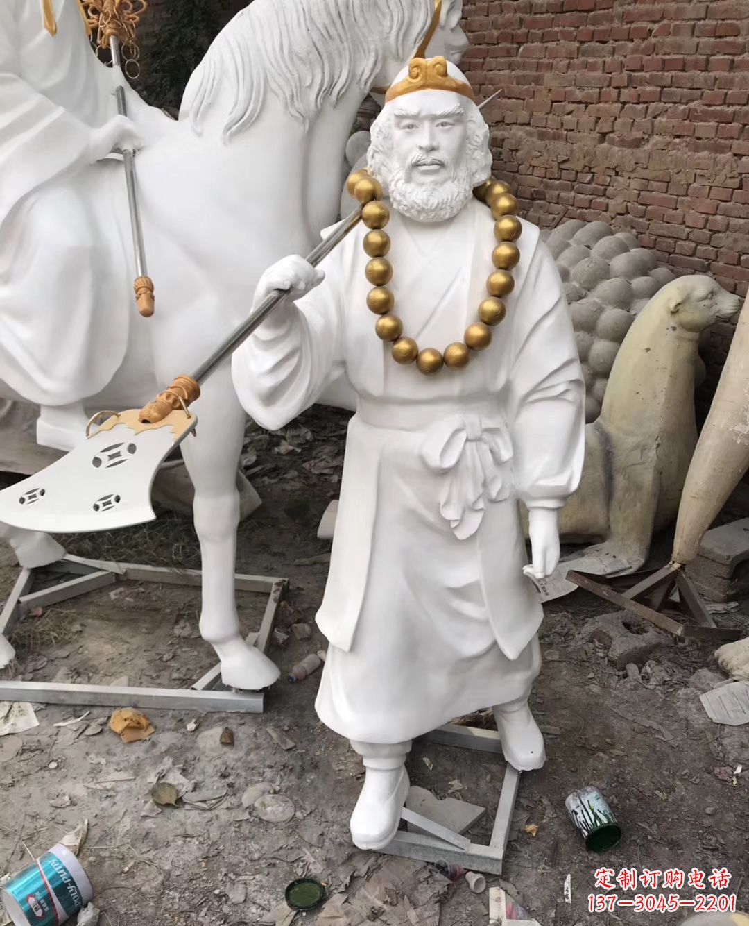 广西沙和尚人物石雕