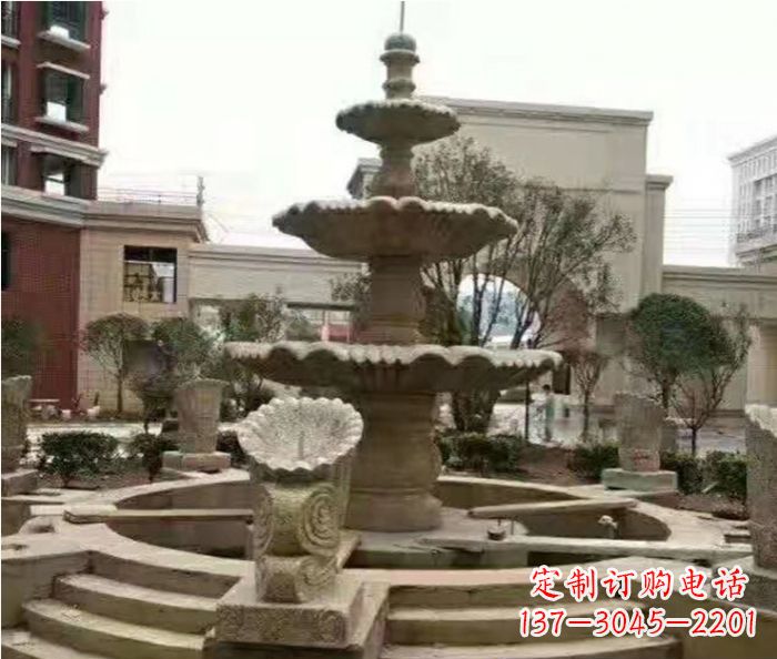 广西高品质砂岩喷泉雕塑