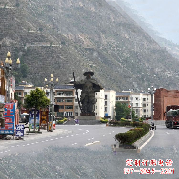 广西唯美雕塑--大禹城市街道景观雕像