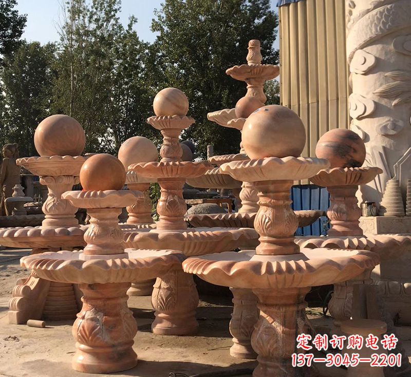广西精致而优雅的深圳风水球雕塑