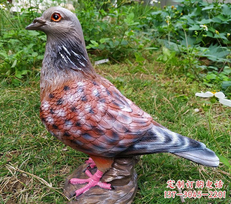 广西中领雕塑推出:传递和平象征的和平鸽雕塑