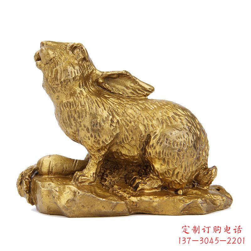 广西精美铸铜鎏金动物雕塑