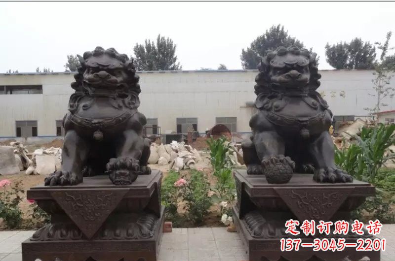 广西精灵定制狮子铜雕塑