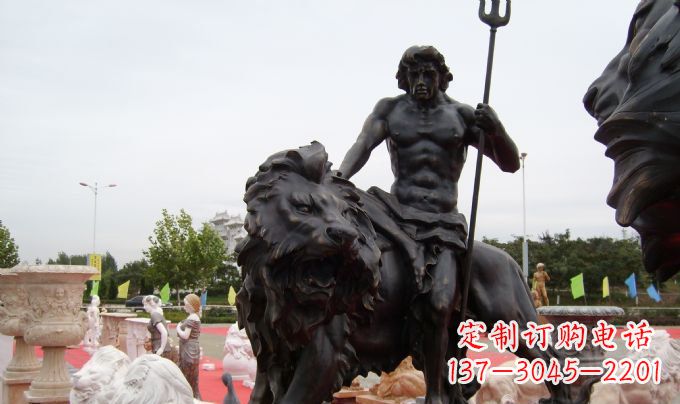 广西狮子座铜雕:狮子雕塑把你的星座进行升华