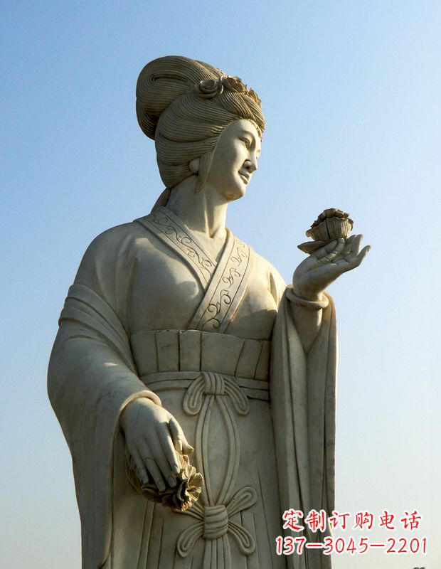 广西中领雕塑推出的古典美人雕塑,是一个古典美…