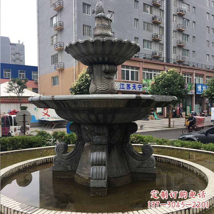 广西石材石雕喷泉:高品质的室外装饰艺术品