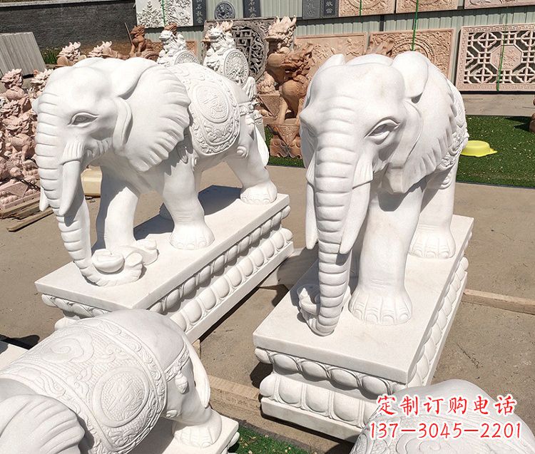 广西石雕 的大象