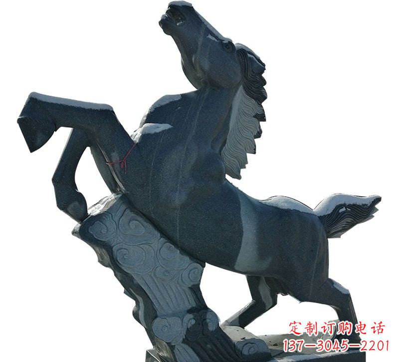 广西中领雕塑的高精度石质马雕塑,是由于其精美…