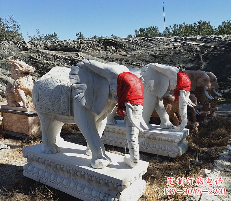 广西石雕大象别墅,集象美于一体