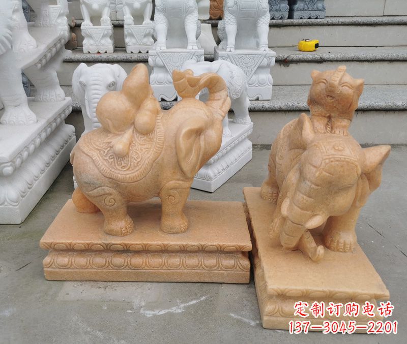 广西完美还原静谧大象雕塑