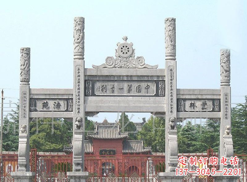 广西灵秀艺术——领雕塑牌坊雕塑