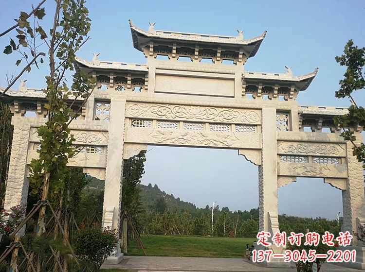广西专业的石牌坊雕塑定制
