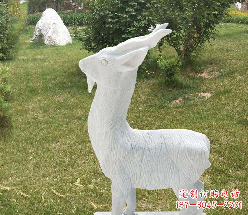 广西中领雕塑角度石雕动物羊雕塑