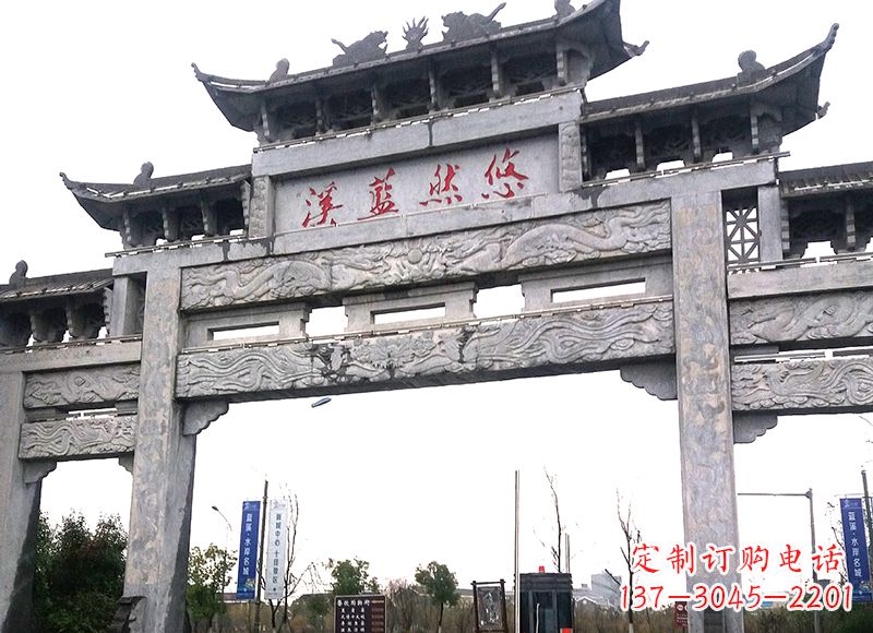 广西中领雕塑-最优质的牌坊雕塑定制