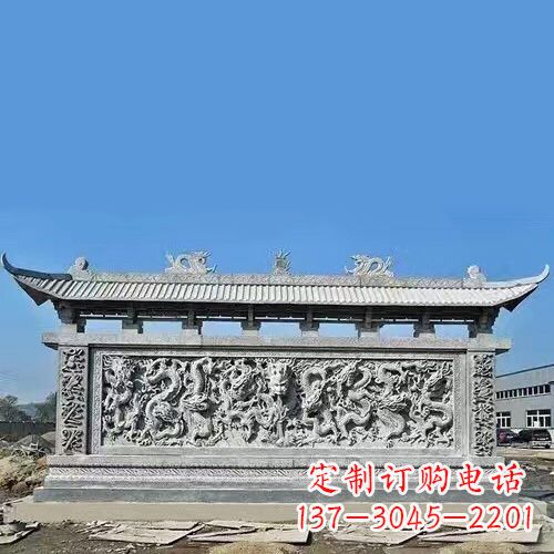 广西石雕浮雕影壁塑——高雅时尚的室内艺术装饰