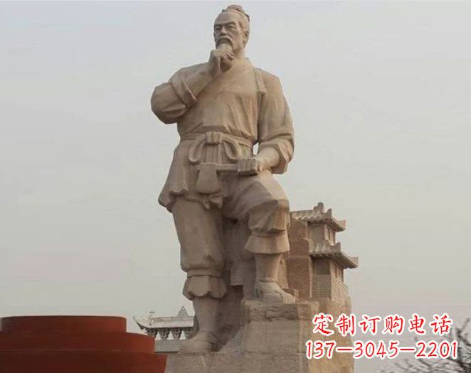 广西重拾古代风采,中领雕塑打造高贵的鲁班雕塑
