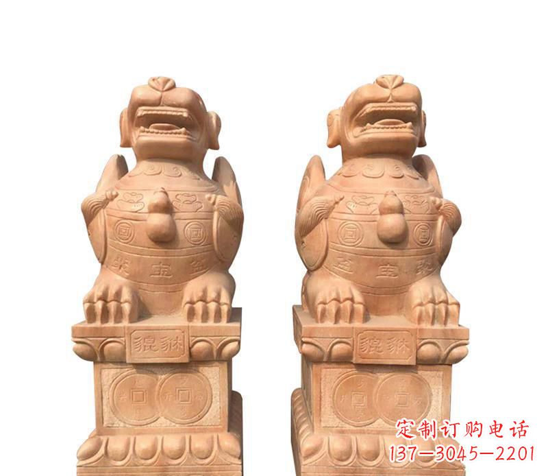 广西精美貔貅雕塑,让太古神兽在家中常伴