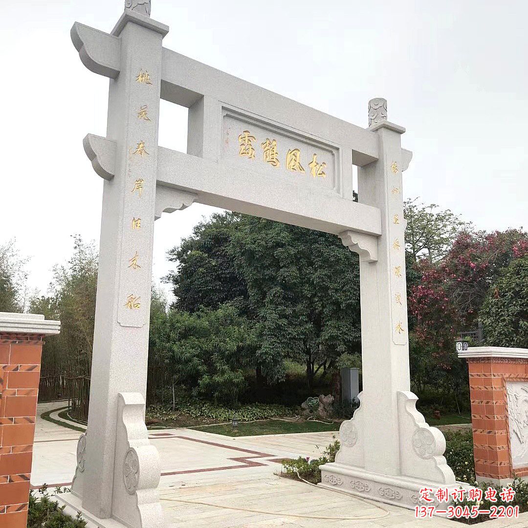 广西精美绝伦,贵族气质的牌坊雕塑