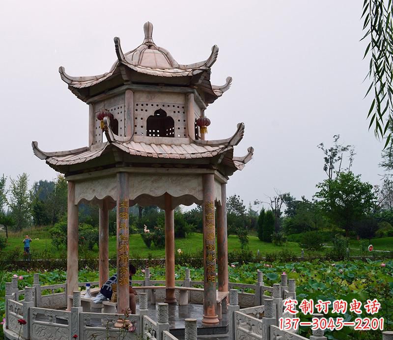 广西装点你的空间,让石雕凉亭景观雕塑点缀你的美