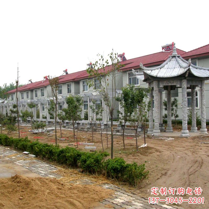 广西中领雕塑打造精美凉亭雕塑
